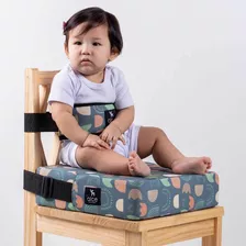 Kit Assento Almofada Elevação Bebê P/ Cadeira Alimentação