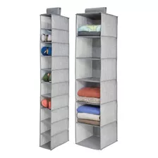 Mdesign Tela Para Colgar Closet 6-shelf Sueter Organizador