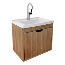 Mueble De Baño Con Lavamanos Graz Teca