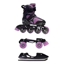 Rollerface Switch 3 En 1: Patines Intercambiables Lila