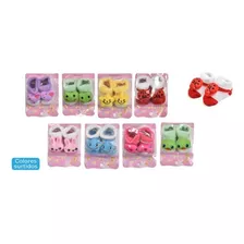 Medias De Bebe Con Peluche Pack X6 Unidades - Trapuchitos