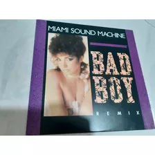 Lp Miami Sound Machine Bad Boy Remix 1985 Excelente