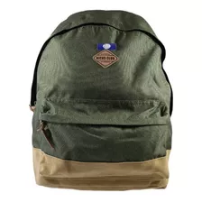 Mochila Urbana Escolar Nicks Club Sb Amplia Moda Color Verde Musgo