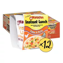 Sopa Instantánea Maruchan Sabor A Pollo Pack X12