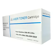 Toner Generico 105a W1105a 103a 107a 108a 135a Sin Chip