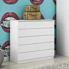 Cômoda 5 Gavetas Premium Tcil Móveis Neve Ba