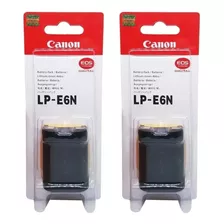 Kit Lp-e6n Compatível Canon 2 Unidad 60d 70d 80d 90d Lacrada