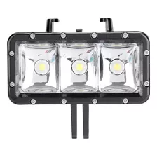 40m De Buceo Impermeable Led Vídeo Luz De Relleno Para Gopro