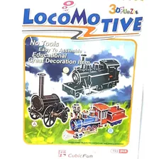  Puzzle 3d Cubicfun - Locomotive 