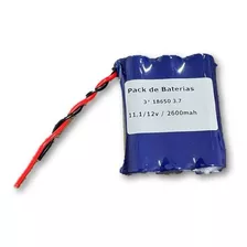 Pack De Bat De Lithium Ion 18650 12v 2600mah Com Fio 