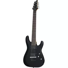 Schecter C-7 Deluxe Guitarra Eléctrica Negro Satin 7 Cuerdas