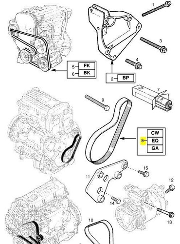 Banda Accesorios Buick Regal 2.4l 2015 Foto 3