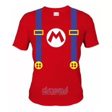 Playera Mario Bros Tirantes Caballero Dama Niño