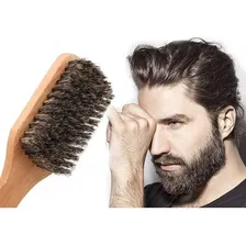 Cepillo Para Barba Ó Pelo Cerdas De Jabalí Para Hombre 