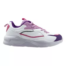 Tenis Deportivos Para Niña Blanco 36 Offcorss