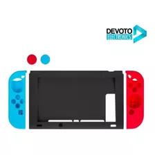 Silicona Nintendo Switch Joy Con Consola Neon Negro Accesorios