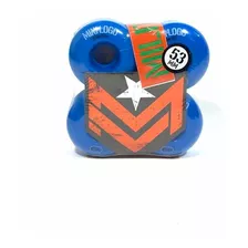 Roda Mini Logo 53mm 101a C Cut Azul Skate Street Lacrada