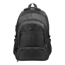 Mochila Porta Notebook Bagcherry Urbana 430010 Color Negro Diseño Liso 25l