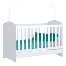 Berço Para Bebê 3 Em 1 Berço Mini-cama Sofá Branco Henn