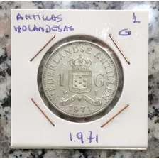 Moneda Antillas Holandesas Reina Juliana