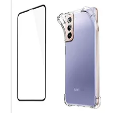 Pack Carcasa Para Samsung A22 Transparente + Lamina Vidrio