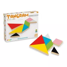 Brinquedo Educativo Em Madeira Jogo Tangram Junior