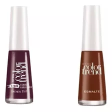 Rojo Vino Y Chocolate Nude Para Uñas Avon Color Trend