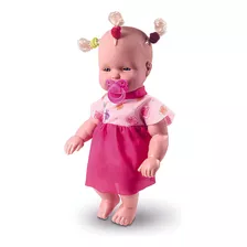 Boneca Coleção Lindinhas Baby Com Chupeta E Xuxinha - Milk