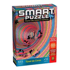 Quebra Cabeça Puzzle Smart Puzzle Túnel De Cores 655pçs Grow