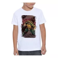 Camiseta Infantil Tartarugas Ninja Raphael Filme #01