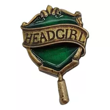 Pin Slytherin Head Girl + Prefecto Harry Potter Licencia