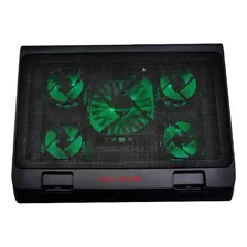 Cooler Para Laptop Xblade Glacius Gxb-h501-bk 17'' 5 Ventila