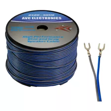 Cable Polarizado Avc 2x20 Azul-gris 305mts