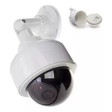 Cámara De Seguridad Falsa 180 Grados Rotación Luz Led Dummy