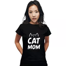 Polera - Cat Mom - Gatito - Gato 