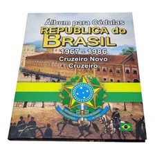 Álbum P/ Cédulas República Do Brasil 1967-1986