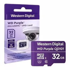 Cartão Memória Micro Sd 32gb Wd Purple Cameras Intelbras 