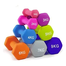 Pesas Mancuernas Neopreno 2/3/4/5 Kg Hierro Gym Ejercicio