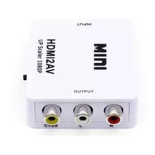 Mini Adaptador Conversor De Hdmi Para Rca Video Composto Av