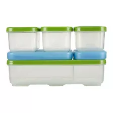 Vianda Plastica Kit Lunch Blox + Hielo Color Verde