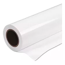 Rollo Vinilo Blanco Brillante Adhesivo 1.05 X 50 Mts