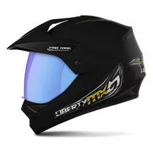 Capacete Integral Off Road Motocicleta Liberty Mx Vision Pro