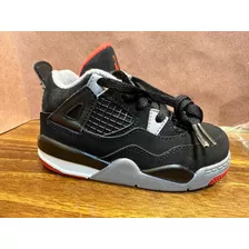 Air Jordan 4 Retro Bred (bq7670-060) 13 Cm Og