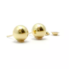 Brinco Bola 7mm Em Ouro 18k