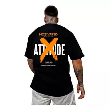 Camiseta Streetwear Atitude Estampada Camiseta Motivated