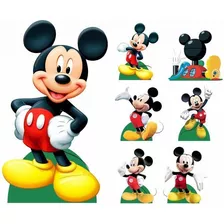 Kit Display 7 Peças De Chão E Mesa Mickey