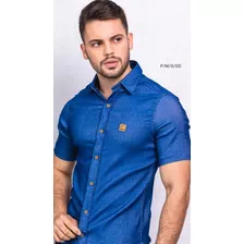 Camisa Social Jeans Elegance