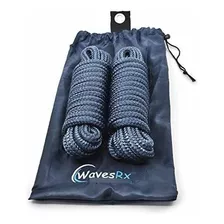 Wavesrx Línea De Muelle Premium De 5/8 Pulgadas X 25 Pies