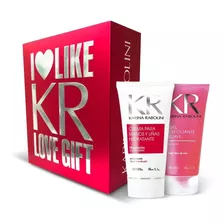 Karina Rabolini Kr Set I Love Gift Rojo Crema + Gel 