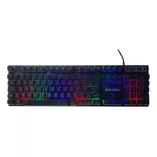 Teclado Gamer Semi-mecânico Led Colorido Hoopson Qwerty